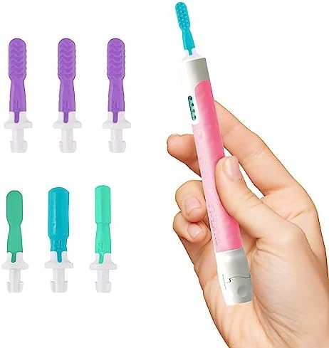 TalkTools Sensi Kit & 7 Jaw Tips - Sensory Therapy Tool for Speech and Feeding, Autism Sensory Products, ADHD Tools, Speech Therapy Gifts for Autism Children (Pink)