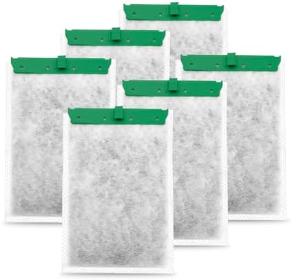 6 Pack Aquarium Filter Cartridge Compatible with Whisper Power Filters,Medium Replacement Filter Cartridges Bio-Bag for 10i/PF10/IQ10