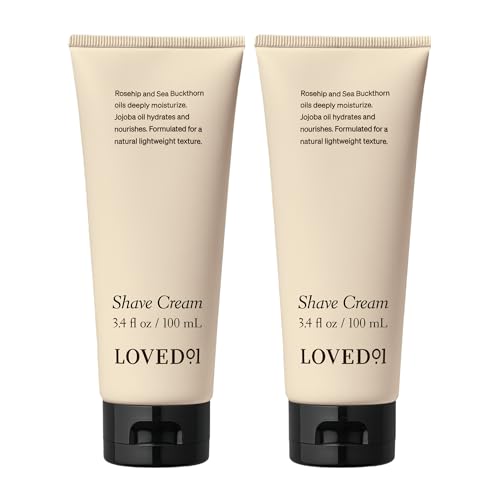 Face & Body Shave Cream, John Legend Skincare, Gentle & Creamy Formula for a Smooth Shave, Moisturizing & Fragrance-Free for Sensitive Skin, 2-Pack (3.4 oz each)