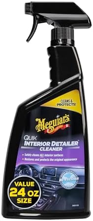 Meguiar's Quik Interior Detailer - Perfect for Car Interior Detailing - Quick and Easy Cleaning that's Safe on Plastic, Vinyl, Leather and More - Car Interior Cleaner and Protectant - 24 Oz