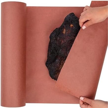 Pink Butcher Paper 17.5 in *100ft Peach Butcher Paper Roll Unwaxed Unbleached for Smoking Meat, Barbecue (100FT)
