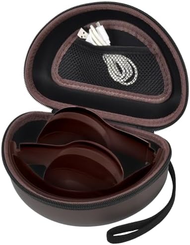 Headphone Case Compatible with Beats Solo 4/ for Beats Studio Pro/for Beats Solo3/ for Beats Studio3/ for Beats Solo2/ for Beats Solo Pro Bluetooth On-Ear Headphones Over-Ear Headset - Brownish