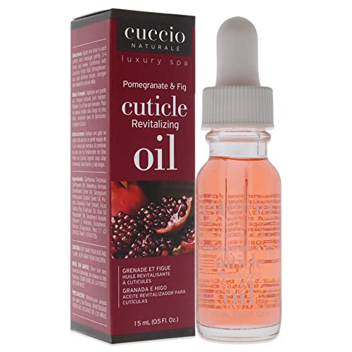 Cuccio Naturale Revitalizing Cuticle Oil - Hydrating Oil For Repaired Cuticles Overnight - Remedy For Damaged Skin And Thin Nails - Paraben Free, Cruelty-Free Formula - Pomegranate And Fig (Pack of 2)