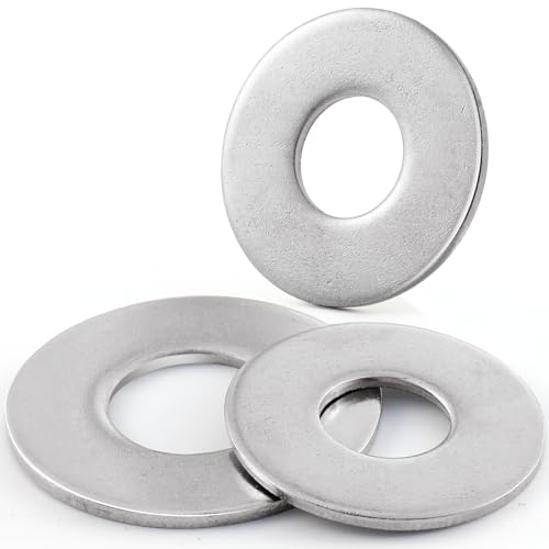 28PCS 5/8 Flat Washers for Screws and Bolts, 1-1/2 OD, Thickened 304 Stainless Steel 5/8 Washer Flat, Large Hardware Washers for Home, Industry, Indoor and Outdoor Use