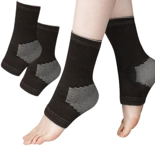One Compress Bamboo Foot Sleeves, 2025 New Ankle Brace Protection Socks for Women, Ankle Compression Socks for Swelling Sprain Plantar Fasciitis Relief