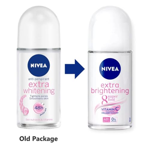 Nivea Deodorant Whitening Extra Care 48h Roll-on: 50 Ml.