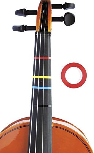 Jumbo RED Color Violin Fingering Tape 300" Inches for Fretboard Note Positions