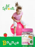Carlyle Kids B Complex Gummies | 90 Count | Peach Raspberry Flavor | Non-GMO, Gluten Free & Vegan Supplement | Lil' Sprouts