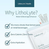 LithoLyte Kidney Health | Water Enhancer 10 mEq, Developed by Urologists, 1-Pack (60 Sticks)