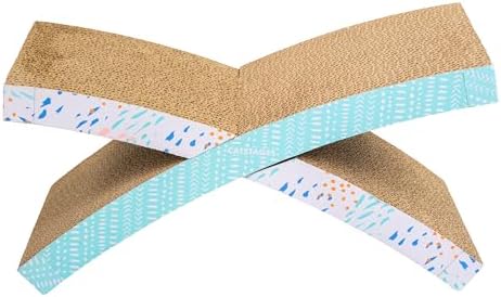 Catstages Easy Life Hammock Corrugated Cat Scratcher with Catnip