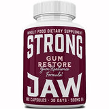 Strong Jaw Gum Restore Supplement — Supports Receding Gums, Gum Swelling, Oral Health & Gum Resilience with Cartilage, Liver, Thymus, Vitamin D3 & Magnesium — The Ancestral Path to Gum Health