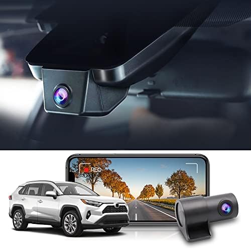 Fitcamx Front 2160P+Rear 1080P Dash Cam for 2022-2025 Toyota RAV4 LE Limited SE Adventure XLE XSE Model B (Has Vent Hole), OEM Style, Dual Loop Recording, WiFi & APP, G-Sensor, Easy to Set, 128GB Card