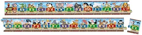 Melissa & Doug Alphabet Express Jumbo Jigsaw Floor Puzzle (27 pcs, 10 feet long) - FSC Certified