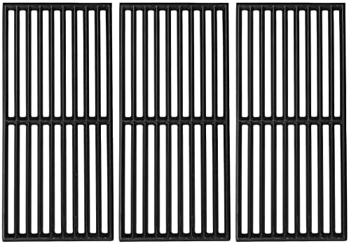 Uniflasy Cast Iron Cooking Grates for Cuisinart GAS2456AS,GAS1456ASO,GAS1456BSO,Kirkland PC2600L,PCA-2600L,PCA-2600N,PC-26001,PC-2600 Model,Grill Grid Replacement Parts 17.8''x24.7'',3 Pack