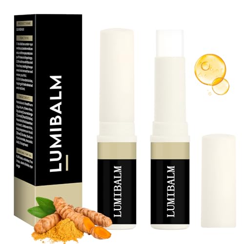 Lumibalm for Under Eye Bags, Lumistick For Eye Bags, Lumibalm Turmeric Eye Cream, Erases Eye Bags Within Minutes,Turmeric Retinol Eye Cream for Puffiness and Bags (2pcs)