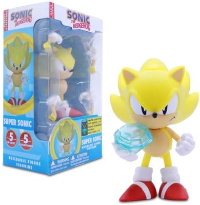 Just Toys LLC Sonic The Hedgehog Action Figures (Super Sonic Series 2)