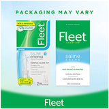 Fleet Liquid Glycerin Suppositories for Constipation Relief Pack of 3 Saline Enemas for Constipation Relief Pack of 6