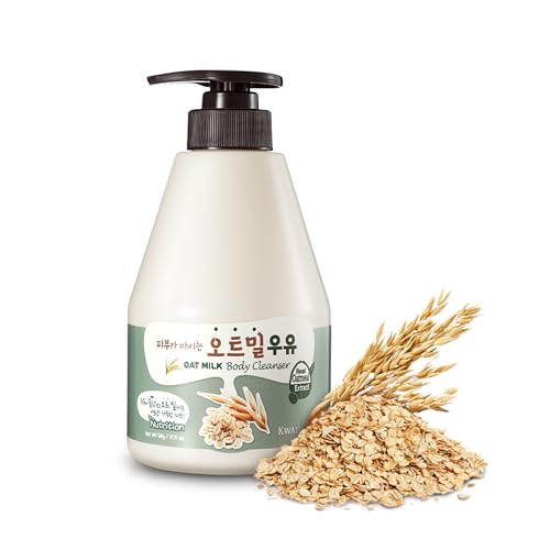 WELCOS KWAILNARA Oat Milk Body Wash – Nourishing and Calming Korean Body Wash 560 g / 19.75 oz.