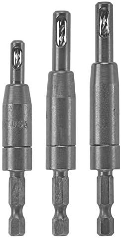 Bosch CC2430 Clic-Change 1/4 in. Self-Centering Drill Bit Assortment (3-Piece)