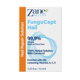 Zane Hellas FunguCept Nail. Nail Solution. Nail Solution for Discolored, Thickened, Crumbled Nails. Visible Results in 4 Weeks.0.33 oz -10ml