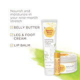 Burt's Bees Pregnancy Essentials Mothers Day Gifts Set, 3 Giftable Baby Shower Products & Must Have Baby Registry Items, Nourishing Skincare - Mama Belly Butter, Original Lip Balm, Leg & Foot Cream