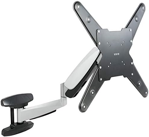 VIVO Counterbalance 40 to 70 inch LCD LED Plasma Screen TV Wall Mount, Above Fireplace Height Adjustable Pneumatic Spring Fully Articulating Bracket, Silver, MOUNT-VW03G
