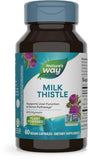 Nature's Way Milk Thistle, Supports Liver Function & Detox Pathways*, 175 mg Milk Thistle Seed Extract Standardized to 80% Silymarin per Serving, Vegan, 60 Capsules (Packaging May Vary)