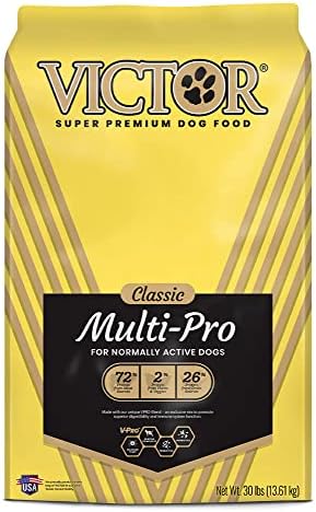 VICTOR Classic - Multi-Pro, Dry Dog Food, 30-Lb Bag, Brown