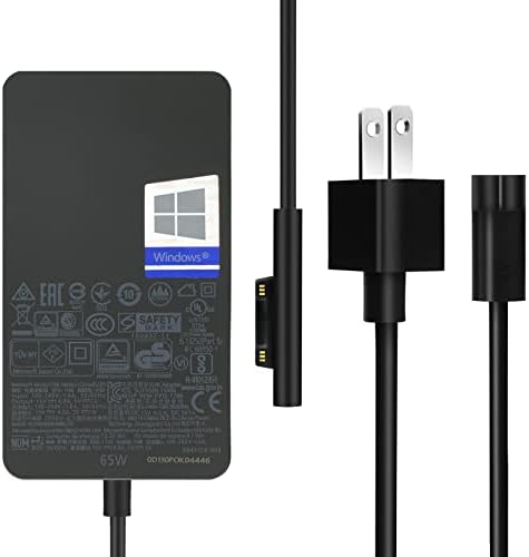 65W Charger for Microsoft Surface Pro 9 8 7 6 5 4 3 X 1800 Laptop Adapter Power