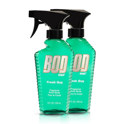 BOD man Fragrance Body Spray, Fresh Guy, 8 fl oz (Pack of 2)