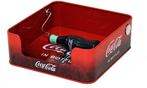 Coca-Cola Tin Modern Napkin Holder, Officially Licensed Product by The Tin Box Company