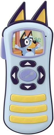 eKids Bluey Toy Remote Control for Toddlers with Built-in Music and Sound Effects, Designed for Fans of Bluey Toys
