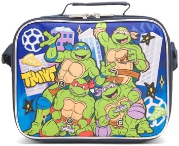 Ruz - Teenage Mutant Ninja Turtles Insulated Lunch Box with Adjustable Shoulder Straps