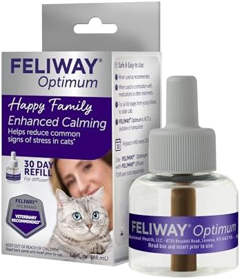 FELIWAY Optimum, Enhanced Calming Pheromone 30-day Refill – 1 Pack
