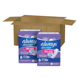 Always Discreet Adult Incontinence Pads for Women, Heavy Absorbency, Long Length, Postpartum Pads, 64 CT