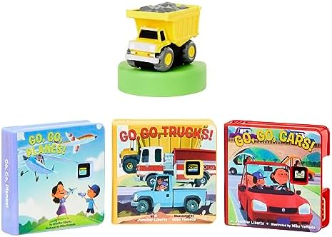 Little Tikes Story Dream Machine Go, Go, Vehicles Story Collection, Storytime, Books, Trucks, Random House, Audio Play Character, Gift and Toy for Toddlers and Kids Girls Boys Ages 3+ Years