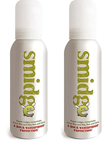 Smidge REPELLENT 75ML 8 HOUR MIDGE & BITING INSECT PROTECTION-2 Pack