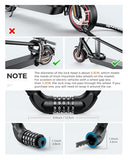 Sportneer Bike Chain Lock Heavy Duty, Bicycle Lock with 5 Digit Combination Heavy Duty Anti Theft Keyless Security Bike Locks for Bicycle, Electric Bike, Scooter, Motorcycle, Door, Gate and Fence