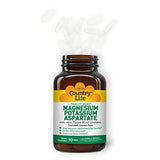 Magnesium and Potassium Supplement - 90 Tablets, Gluten-Free & Vegan