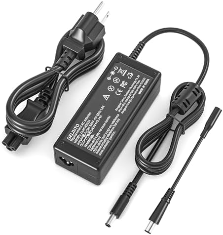 Laptop Charger for Dell Inspiron 13 14 15 5000 7000 3501 3505 3502 3593 5502 5406 5515 5505 Vostro 3583 5301 5402 AC Adapter Power Cord 65W Dell Laptop Charger 19.5V 3.34A