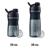 BlenderBottle SportMixer Shaker Bottle Perfect for Protein Shakes and Pre Workout, 20-Ounce, Navy