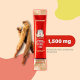 JungKwanJang Pure 100 Korean Red Ginseng Extract Powder Sticks, 28 Count