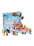 PLUS PLUS - Advent Calendar, Christmas Countdown - 600 Pieces, Construction Building Stem/Steam Toy, Interlocking Mini Puzzle Blocks for Kids