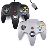 KIWITATA 2X Classic N64 Controller, Retro N64 Remote Wired Game Upgraded Joystick Gamepad Controller for N64 Video Game Console