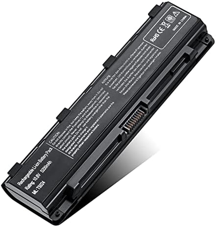 New Replacement PA5024U-1BRS Battery for Toshiba Satellite C55 C55-A C55T C55DT C55D C855 C855D L855 L875 P855 P875 S855 S875 Series Battery PA5109U-1BRS PA5026U-1BRS PABAS272 -- 12 Months Warranty