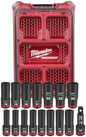 Milwaukee Socket Set MET Impact DT 1/2IN 49-66-6803