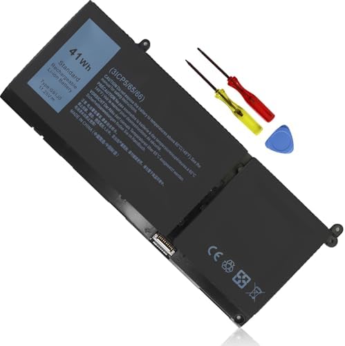 41Wh G91J0 Battery for Dell Inspiron 3511 3515 3520 3521 3525 3530 3535 5510 5515 5625 5430 5435 5410 7415 7420 2-in-1 Latitude 3140 3320 3330 3420 3430 3520 3530 Vostro 3435 3510 3535 5510 5620 927N5