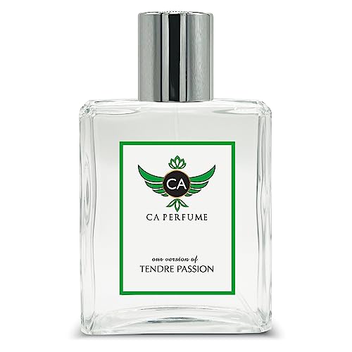 CA Perfume Impression of Tendre Passion For Women Replica Fragrance Dupes Eau de Parfum Spray Bottle 3.4 Fl Oz/100ml-X1