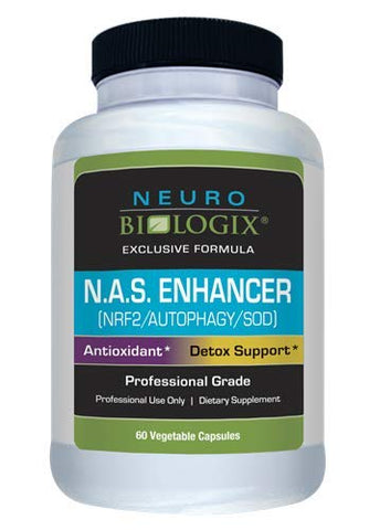 Neurobiologix N.A.S Enhancer Detoxification Autophagy Supplements: Intracellular Detox Support, NRF2, Glutathione Production, Gluten-Free - 60 Capsules