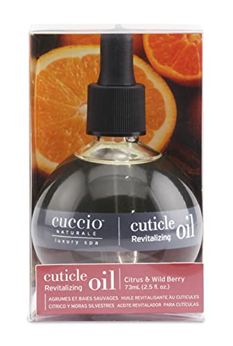 Cuccio Naturale Cuticle Oil - Revitalizing & Hydrating - Citrus Wild Berry - Paraben/Cruelty-Free - 2.5 oz